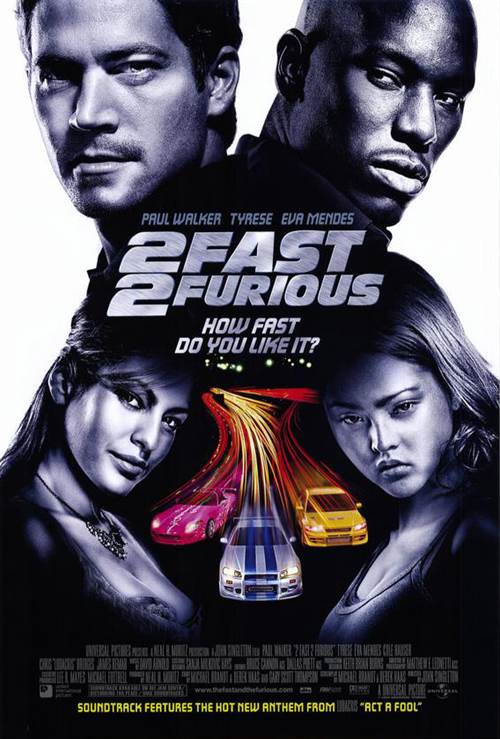 2 Fast 2 Furious Courtesy of Universal Pictures. All Rights Reserved. 2 Fast 2 Furious movie poster